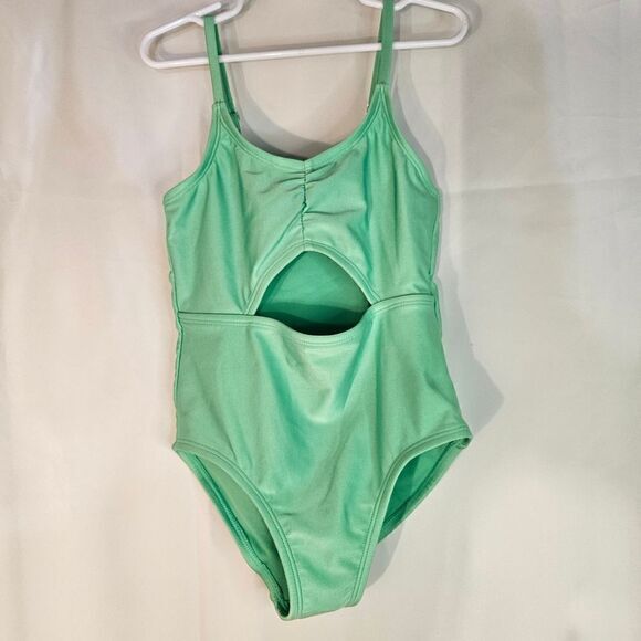 Girls Swimsuit‎ Art Class Free Spirit Solid One-Piece size Medium - Picture 1 of 6